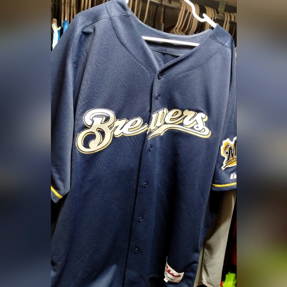 Majestic Other - Authentic vintage Milwaukee brewers jersey